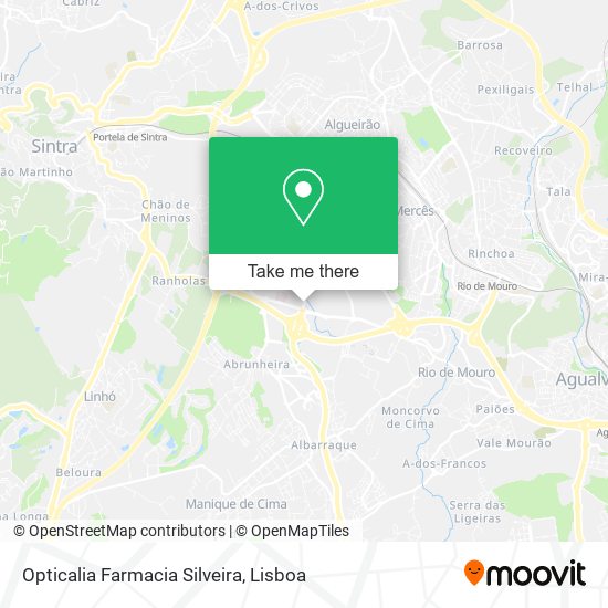 Opticalia Farmacia Silveira mapa