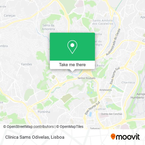 Clínica Sams Odivelas map