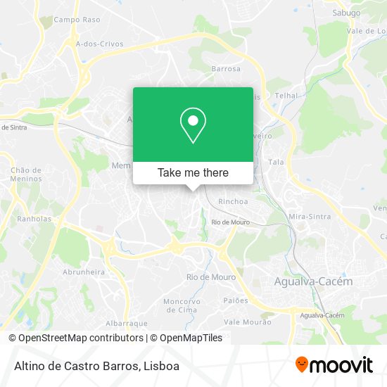 Altino de Castro Barros map