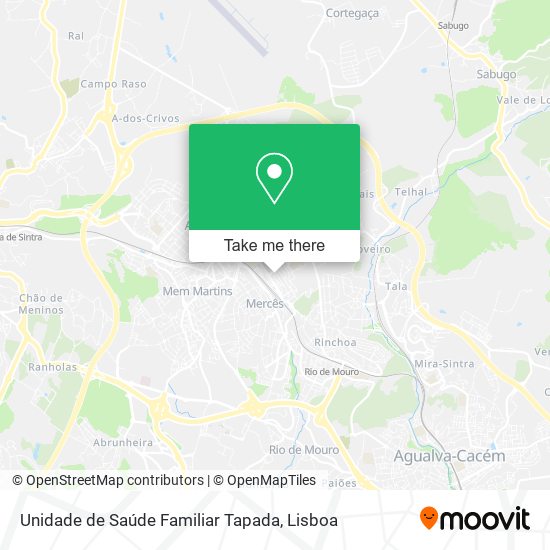 Unidade de Saúde Familiar Tapada map