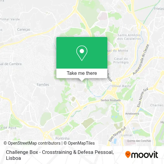 Challenge Box - Crosstraining & Defesa Pessoal map