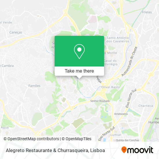 Alegreto Restaurante & Churrasqueira mapa