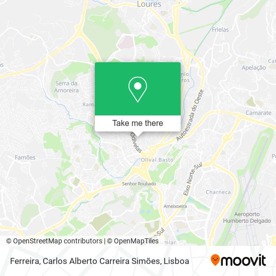 Ferreira, Carlos Alberto Carreira Simões map