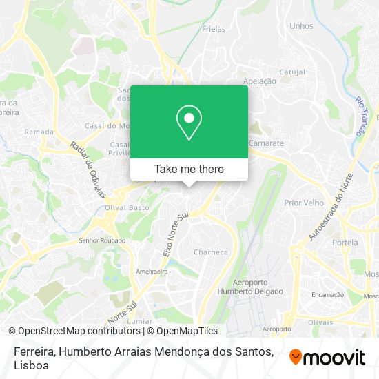 Ferreira, Humberto Arraias Mendonça dos Santos map