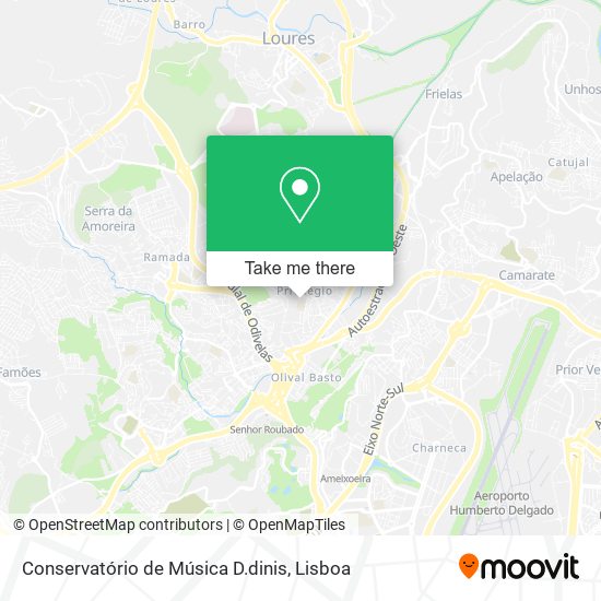 Conservatório de Música D.dinis map