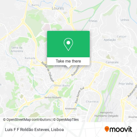 Luís F F Roldão Esteves map