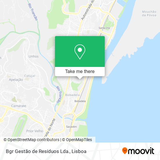 Bgr Gestão de Resíduos Lda. mapa