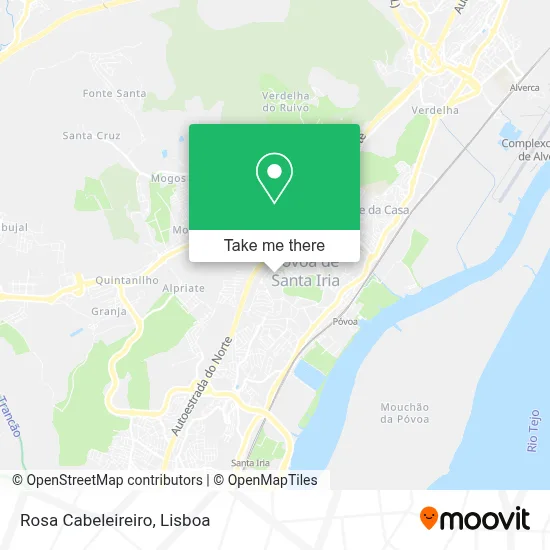 Rosa Cabeleireiro map