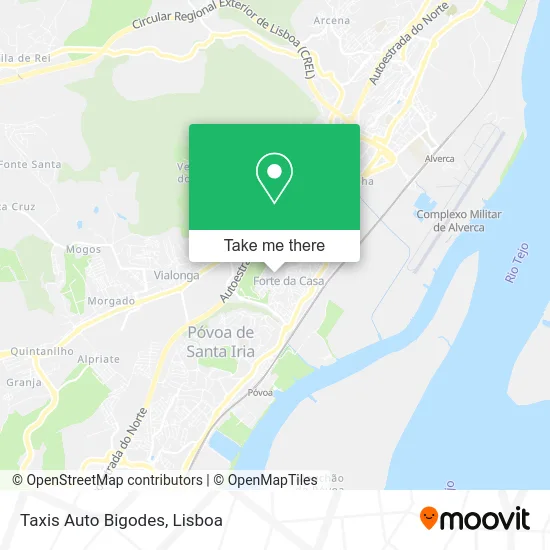 Taxis Auto Bigodes map