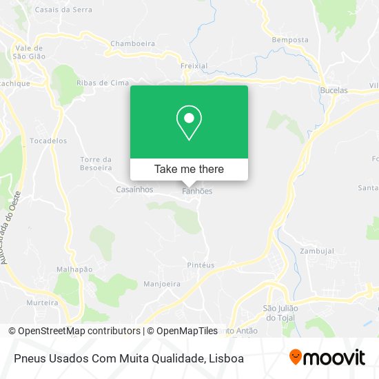 Pneus Usados Com Muita Qualidade mapa
