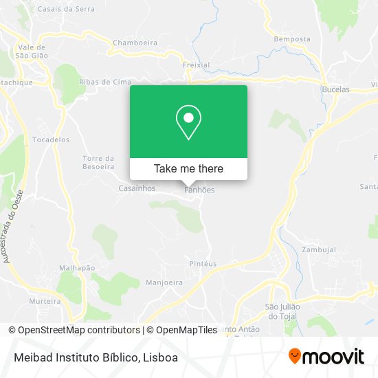 Meibad Instituto Bíblico mapa