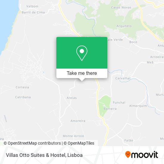Villas Otto Suites & Hostel mapa