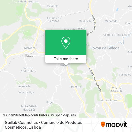 Guillab Cosmetics - Comércio de Produtos Cosméticos map
