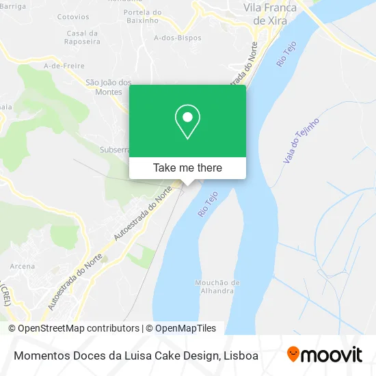 Momentos Doces da Luisa Cake Design map