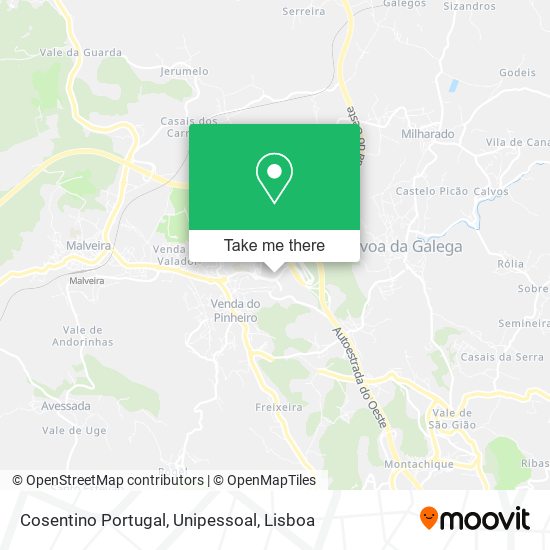 Cosentino Portugal, Unipessoal map