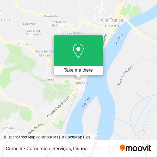 Comser - Comércio e Serviços map