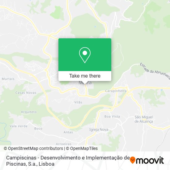 Campiscinas - Desenvolvimento e Implementação de Piscinas, S.a. map