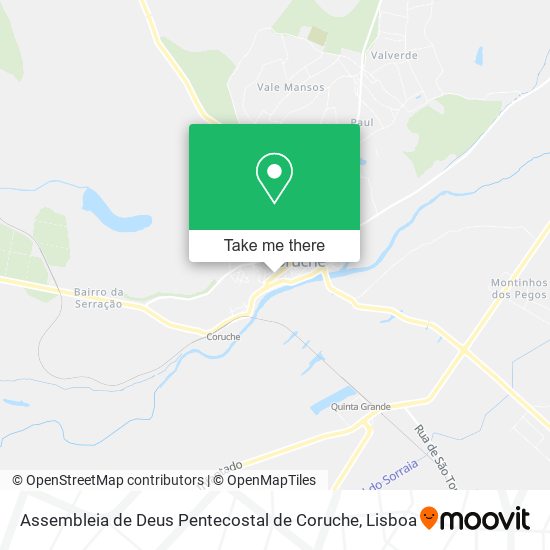 Assembleia de Deus Pentecostal de Coruche map
