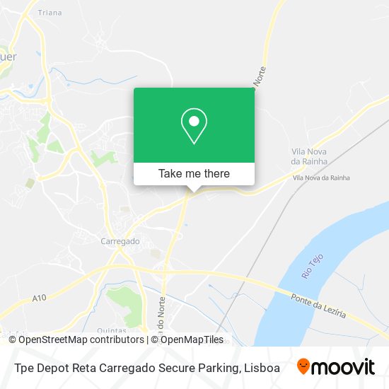 Tpe Depot Reta Carregado Secure Parking map