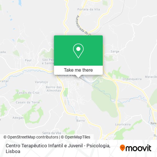 Centro Terapêutico Infantil e Juvenil - Psicologia mapa