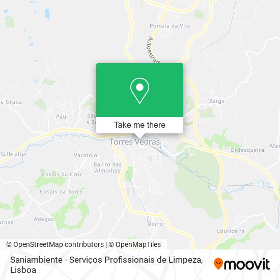 Saniambiente - Serviços Profissionais de Limpeza map