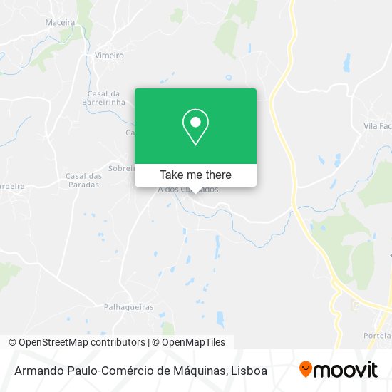 Armando Paulo-Comércio de Máquinas mapa