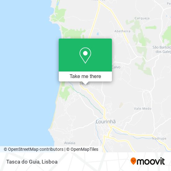 Tasca do Guia mapa