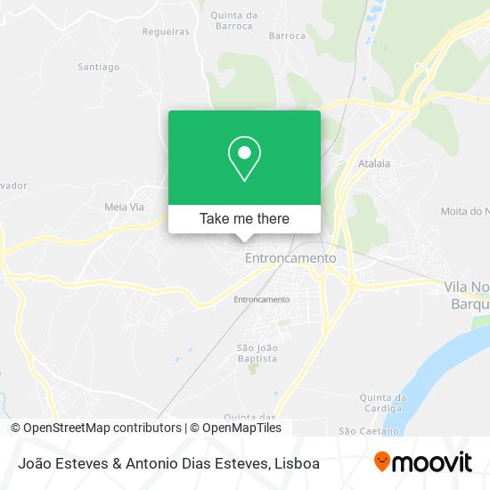 João Esteves & Antonio Dias Esteves map