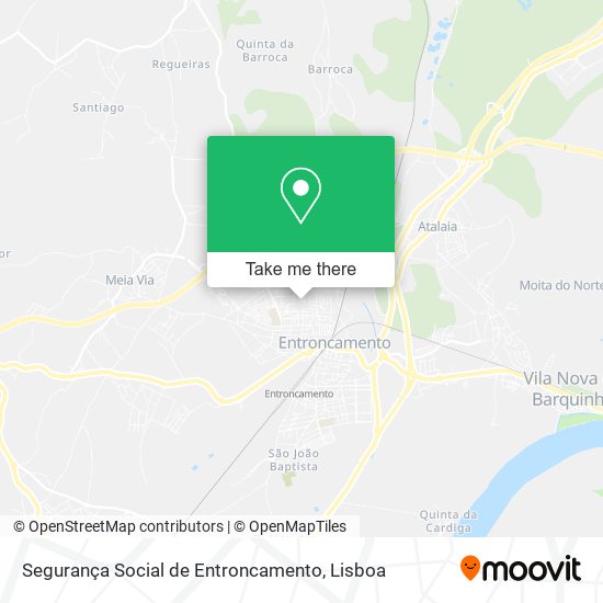 Segurança Social de Entroncamento mapa