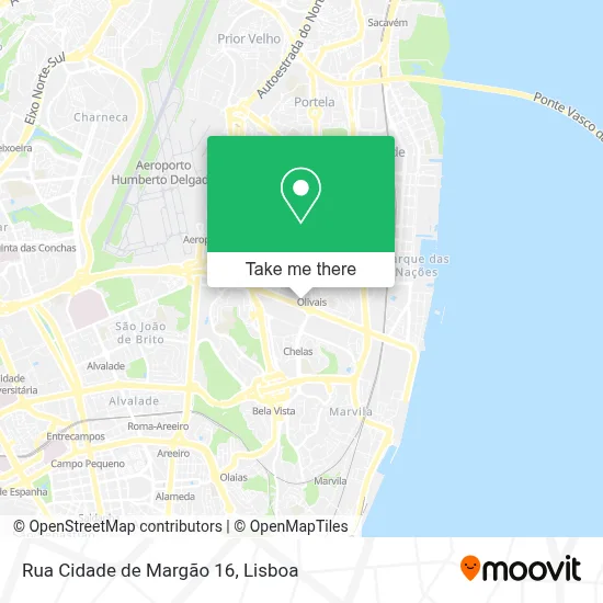 Rua Cidade de Margão 16 map