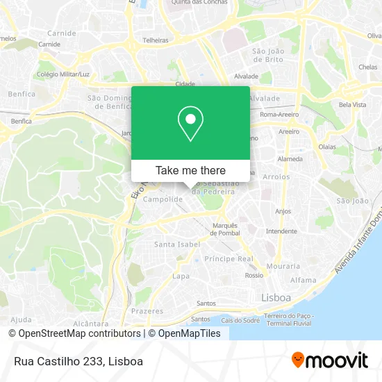 Rua Castilho 233 map