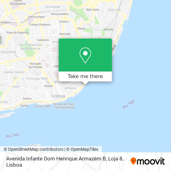 Avenida Infante Dom Henrique Armazém B, Loja 8 map
