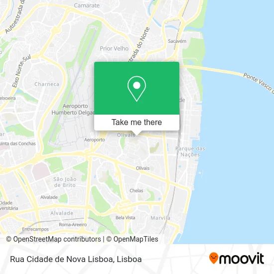 Rua Cidade de Nova Lisboa map