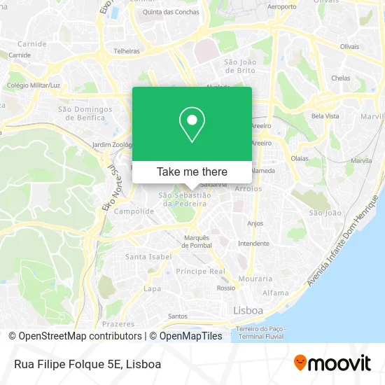 Rua Filipe Folque 5E map
