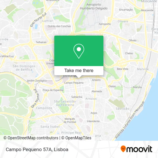 Campo Pequeno 57A map