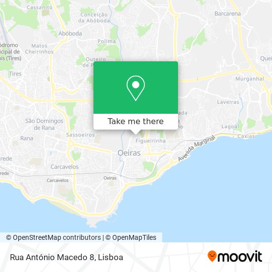 Rua António Macedo 8 map
