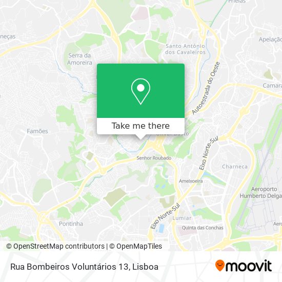 Rua Bombeiros Voluntários 13 map