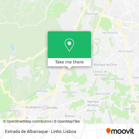 Estrada de Albarraque - Linhó map