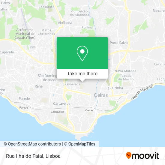 Rua Ilha do Faial map