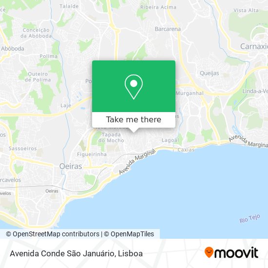 Avenida Conde São Januário mapa