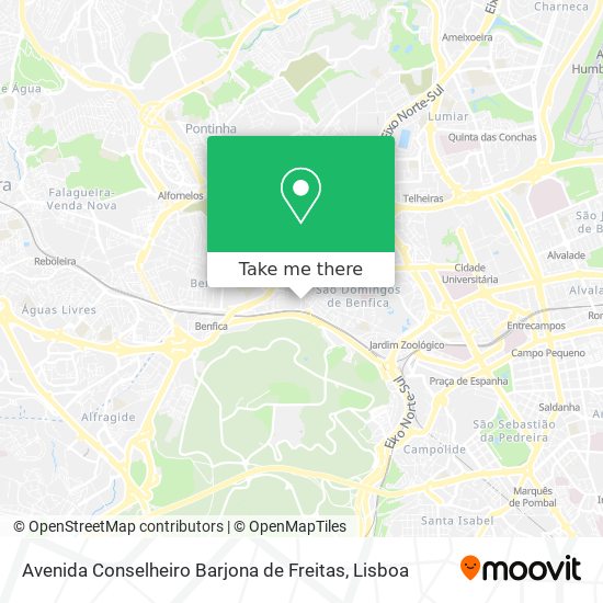 Avenida Conselheiro Barjona de Freitas mapa