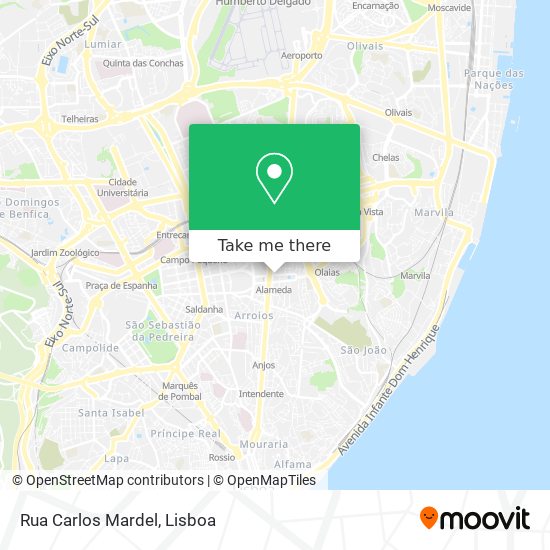 Rua Carlos Mardel map