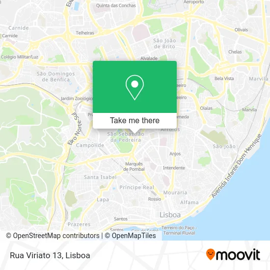 Rua Viriato 13 map