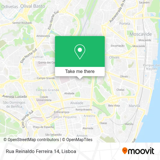 Rua Reinaldo Ferreira 14 map