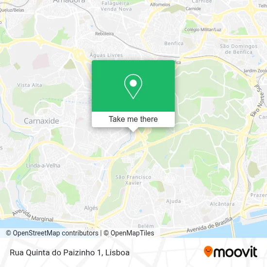 Rua Quinta do Paizinho 1 map