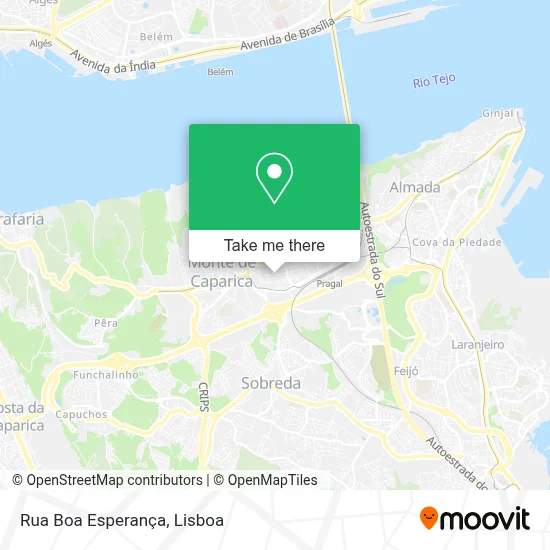 Rua Boa Esperança map