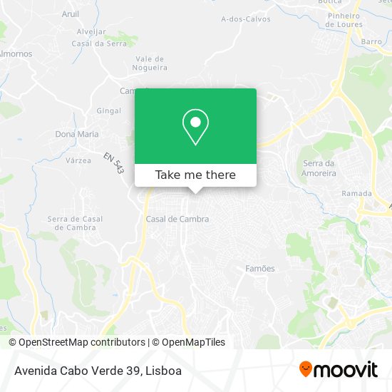 Avenida Cabo Verde 39 mapa
