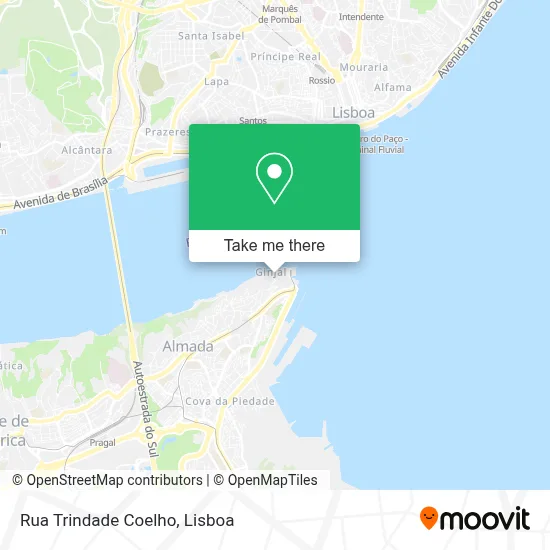 Rua Trindade Coelho map