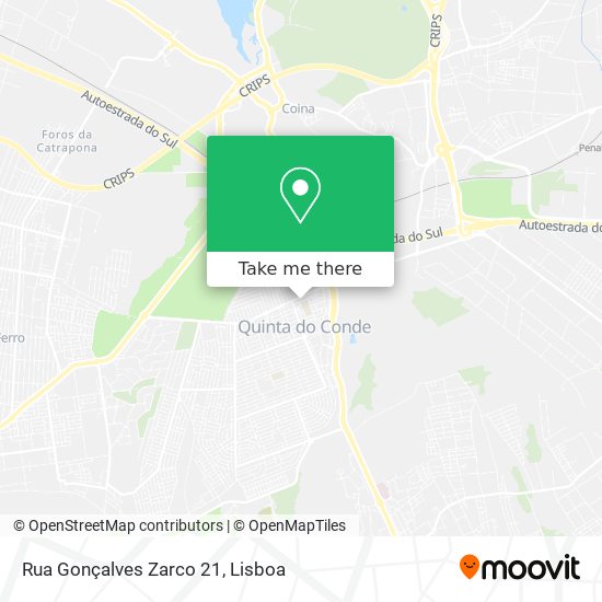 Rua Gonçalves Zarco 21 map