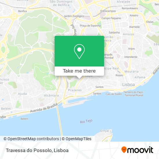 Travessa do Possolo map